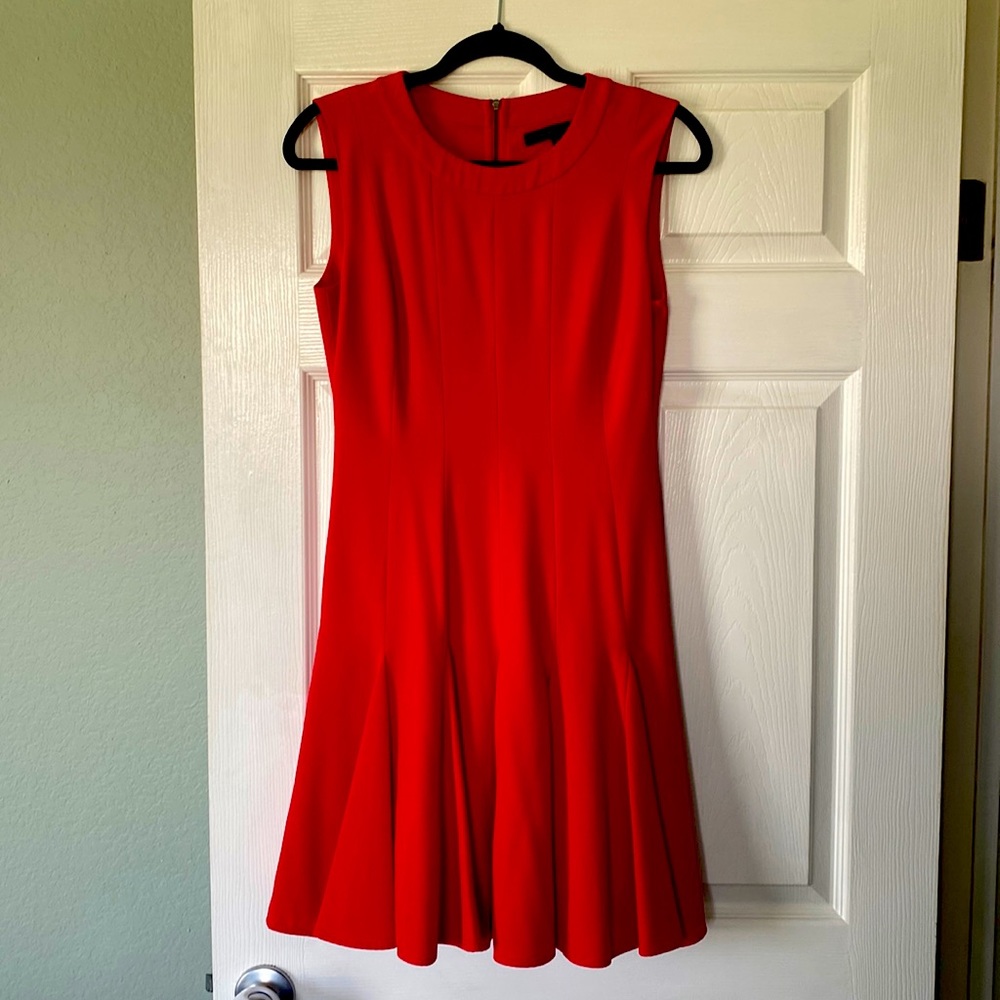 Red BCBGMAXAZRIA sleeveless mini dress size 6